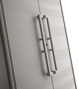 Vysoká plastová, záhradná skriňa GULLIVER (certifikát IPX3), 182x80x44 cm