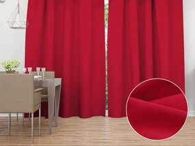 Biante Dekoračný záves Rongo RG-060 Červený 140x140 cm