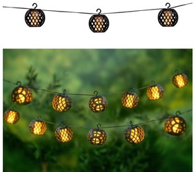 LED Solárna reťaz 3,8m 8xLED/1,2V