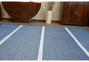 Kusový koberec Pásy modrý 140x200cm