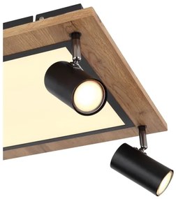 Globo 67306D2 - LED Bodové svietidlo ULLA 4xGU10/5W + LED/24W/230V