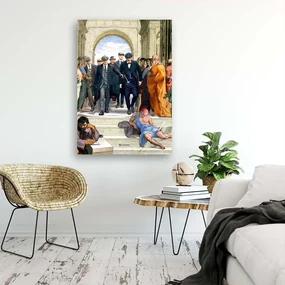 Gario Obraz na plátne Peaky Blinders, antická koláž - Norrobey Rozmery: 40 x 60 cm