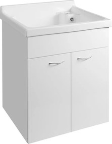 Aqualine Aqualine, Skrinka pod výlevku 58x52,8x70cm, biela, 57037