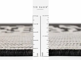 Koberec HARINGEY krémový / čierny