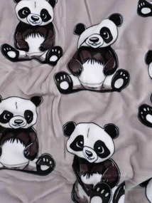 Baránková deka mikroplyš Exclusive 150 × 200 cm – Panda