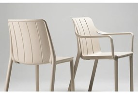 TIBERINA ARMCHAIR záhradná stolička s podrúčkami corda