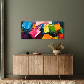 Obraz - Farebné kocky (120x50 cm)