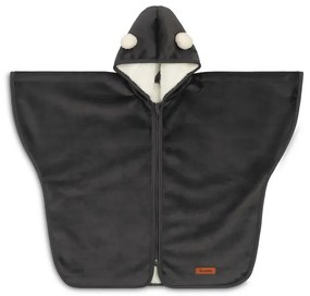 SENSILLO Pončo do autosedačky GRAPHITE PLUSH