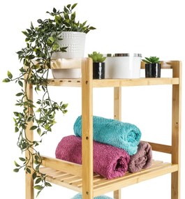 G21 Bambusová policová jednotka, 3 police, 3 poschodia