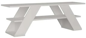 TV stolík Houseland Farfalla 120 cm biely
