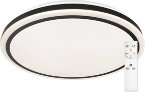 TOP LIGHT Stropné svietidlo Onyx KS RC, biela-čierna