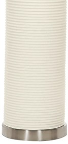 Biela stolová lampa Ripple
