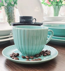 Daisy šálky na kávu Maritime, 6 x 200 ml