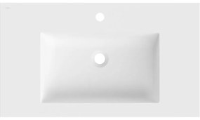 Mexen Otis, umývadlo na zapustenie 81 x 46,5 cm, biela matná, 25188001