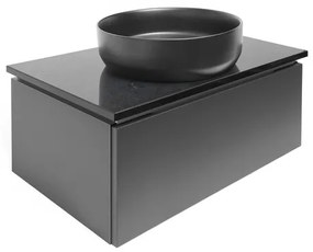 Kúpeľňová skrinka SAT Feel 80x30x46 cm mat SATFEEL80ANTTK, 1 ks