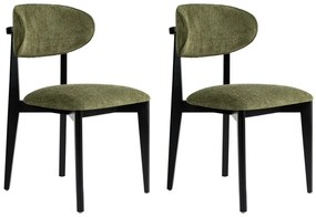 Sada jedálenských stoličiek Lionte Green andBlack, 2 ks