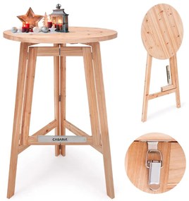 InternetovaZahrada Barový skladací stôl - Ø78 cm