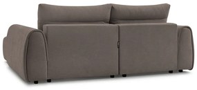 Hnedá rohová pohovka Aden – Bobochic Paris