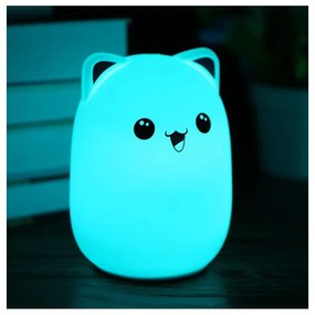 24084 DR Nabíjateľná LED nočná lampička - Mačiatko