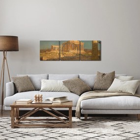 Obraz - Frederic Edwin Church, The Parthenon, reprodukcia (s hodinami) (90x30 cm)
