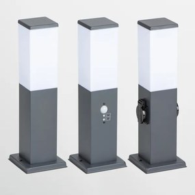 BRILAGI - Vonkajšia lampa s čidlom NOVA 1xE27/15W/230V 40 cm IP44 antracit