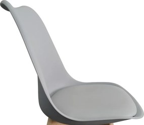 Jedálenská stolička Blake, šedá