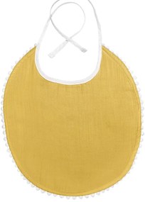 Žltý mušelínový podbradník Kindsgut London