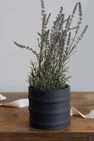Storefactory Keramický obal na kvetináč Arby Dark Grey