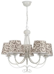 Jupiter 1494 - Luster na reťazi SUSAN 5xE27/60W/230V