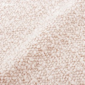 Béžová rohová pohovka z textílie bouclé (pravý roh) Molino – Micadoni Home