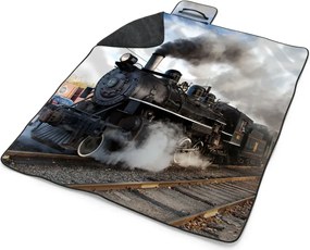 Sablio Plážová deka Parná lokomotíva: 200x140 cm