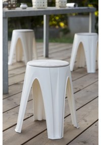 Otočná stolička Girotondo biela, 35 x 35 x 45,5 cm