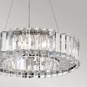 Kichler KL-CRYSTAL-SKYE8 - LED Kúpeľňový luster CRYSTAL SKYE 8xG9/3W/230V IP44