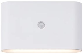 Brilliant - LED vonkajšie nabíjacie nástenné svietidlo so senzorom XINO LED/3W/5