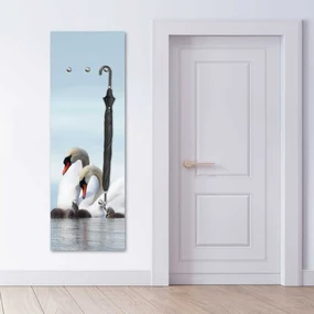 Gario Vešiak na stenu Labute Rozmery: 30 x 90 cm