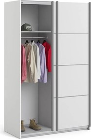 Biela šatníková skriňa Tvilum Verona, 122 x 202 cm