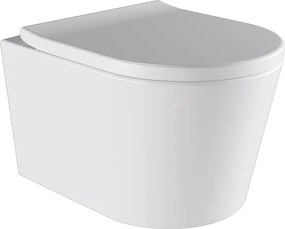 BPS-koupelny Závesná WC misa so SoftClose sedadlom HYD-4665, biela