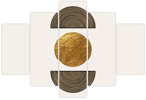 Obraz - Zlatý ornament N⁰1 (150x105 cm)