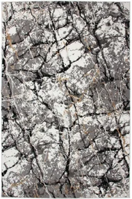 Koberec Tender 25226A VELVET čierny / svetlosivý