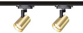Bodové svietidlo v lištovom systéme VOLF 4xGU10/10W/230V zlatá/čierna
