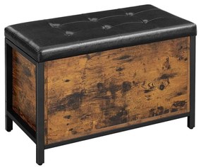 Botník VOREN hnedý/čierny