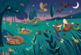 Schmidt  Puzzle 3×24 dielikov Lesné zvieratá