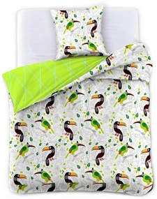 Bavlnená posteľná bielizeň DecoKing Ducato TOUCAN