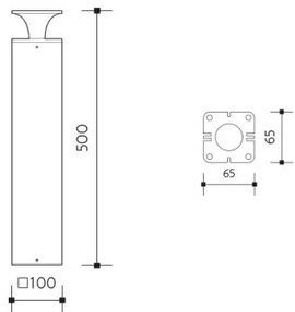 LED Vonkajšia lampa ORNELA LED/6W/230V 3000K IP54 hnedá