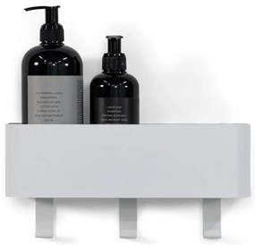 Biela nástenná oceľová kúpeľňová polička Multi – Spinder Design