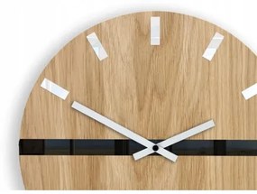 Sammer Kvalitné hodiny HORIZONT z dubového dreva 33 cm Horizont