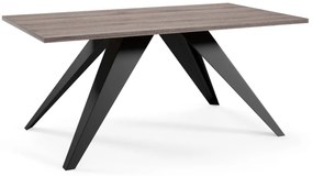 KONFERENČNÝ STOLÍK TIBERIO DUB SHERMAN ANTRACITOVÝ 120 cm