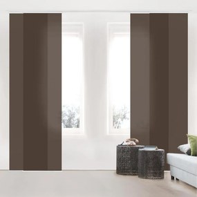 MANUFACTURER -  Súprava posuvnej záclony -  Cacao - 4 panely