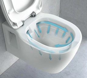 Súprava závesnej WC misy REA CARLO FLAT Mini Rimless + závesného Bidetu REA CARLO Mini