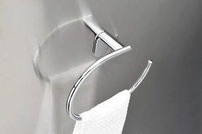 Aqualine Aqualine, ZERO držiak uterákov otvorený, chróm, ZE006